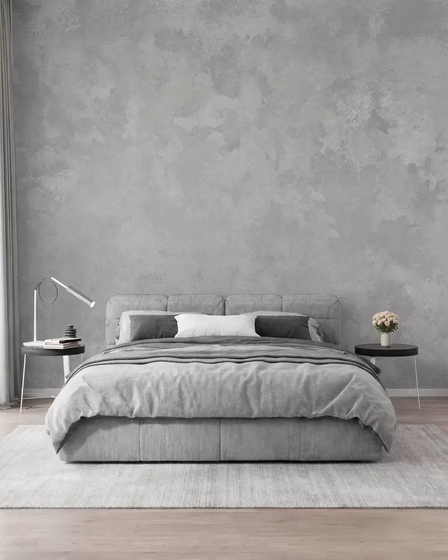 wall murals Light pearl gray texture with soft cloudy tonal transitions w05814v1