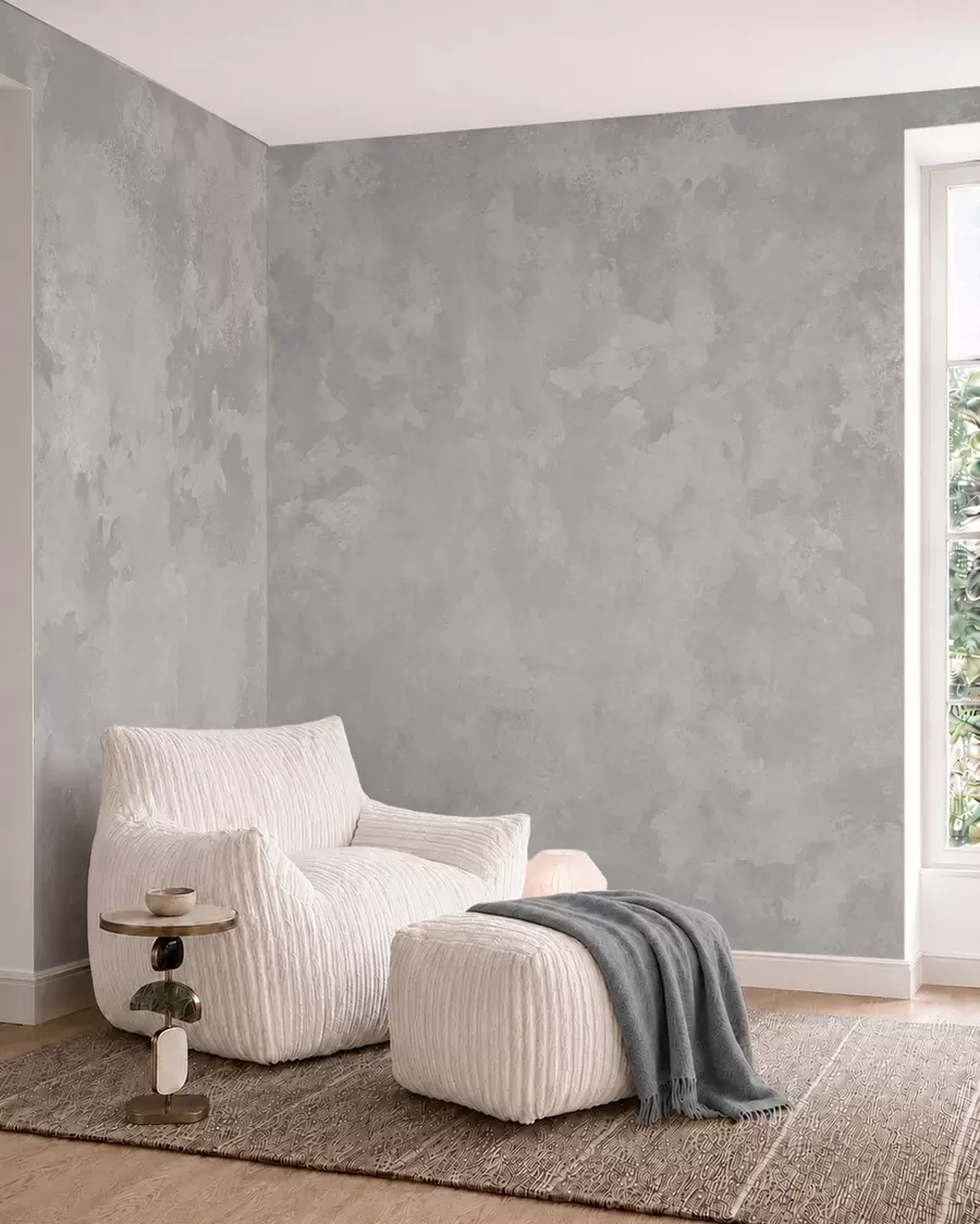 wall murals Light pearl gray texture with soft cloudy tonal transitions w05814v1