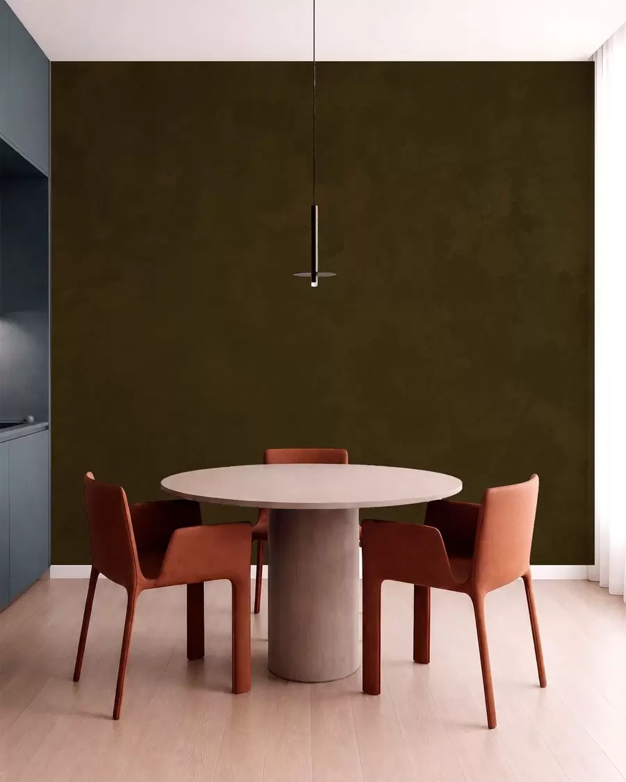 wall murals Dark olive tone with soft texture and natural tonal transitions w05814v3