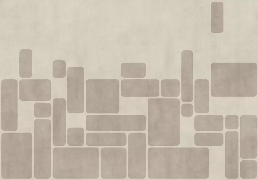 wall murals Geometric pattern with rounded rectangles w05141
