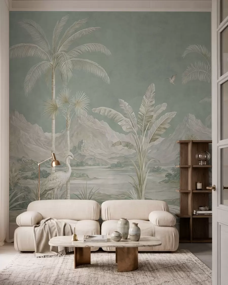 wall murals Vintage Tropics w05819
