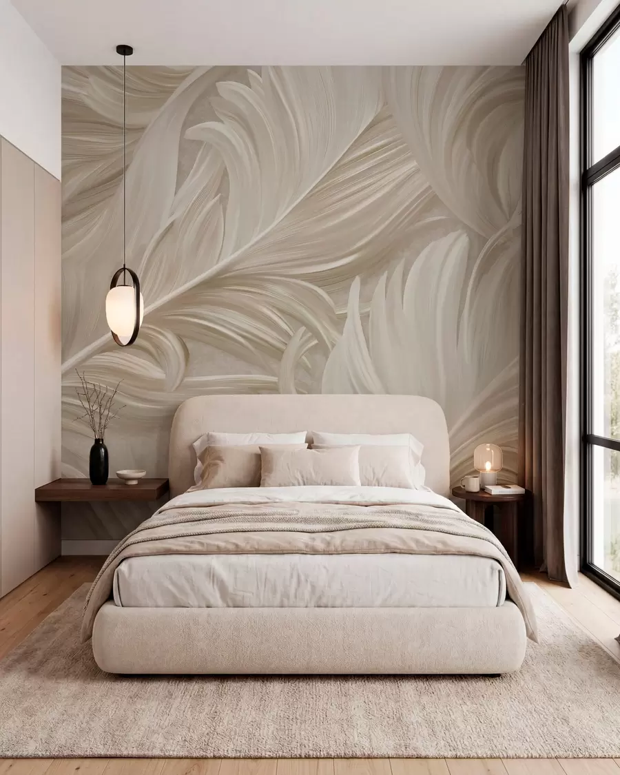 wall murals Sandy Feathers w05757