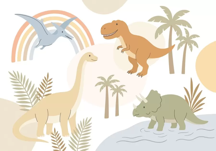 wall murals Dinosaurs w05842