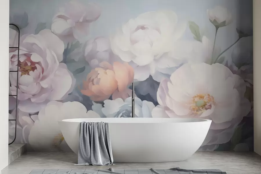 wall murals Abstract flowers w05674