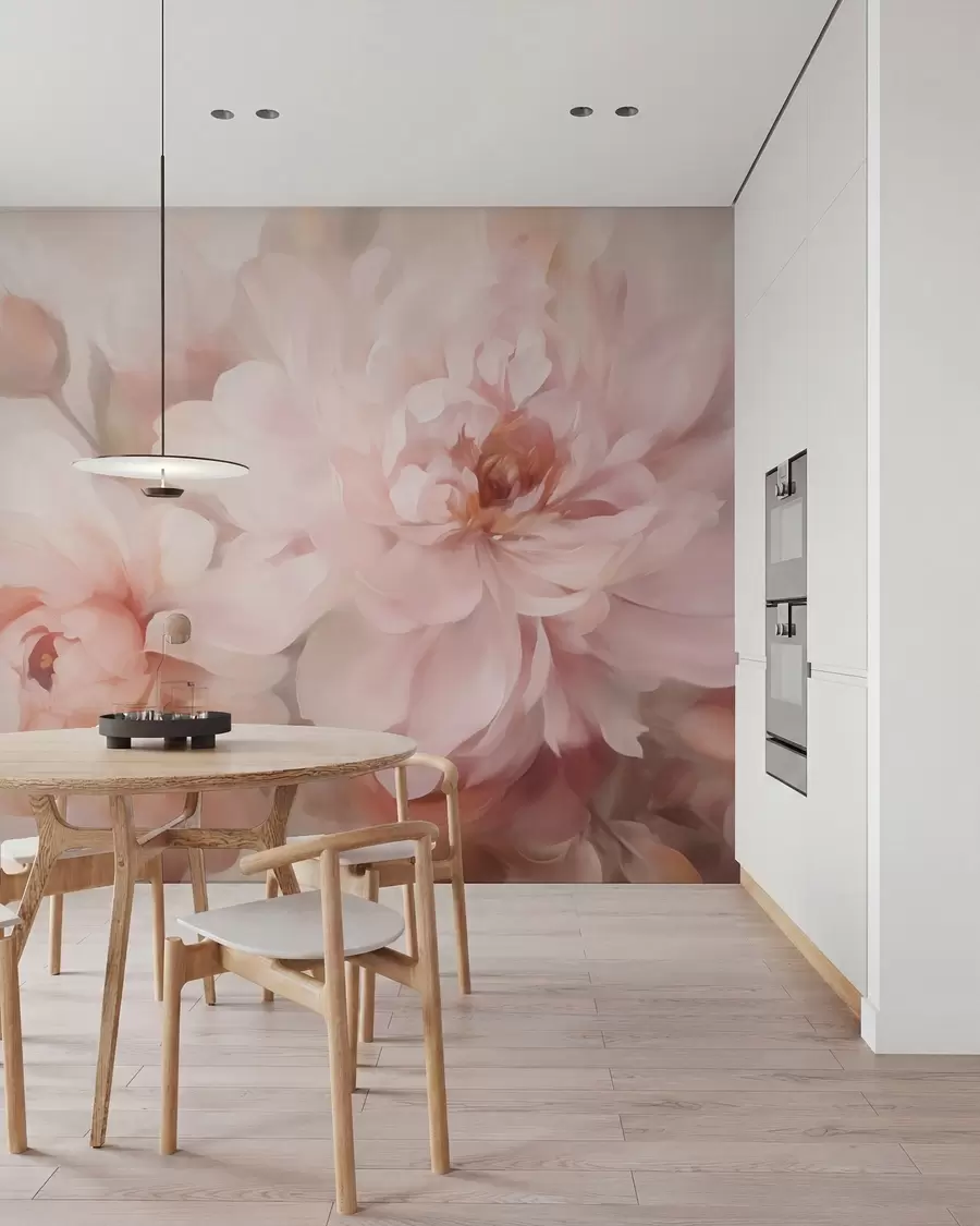 wall murals Abstract flowers w05591
