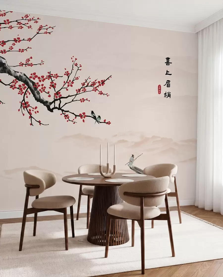 wall murals Vertebrate, sky e boat u40186