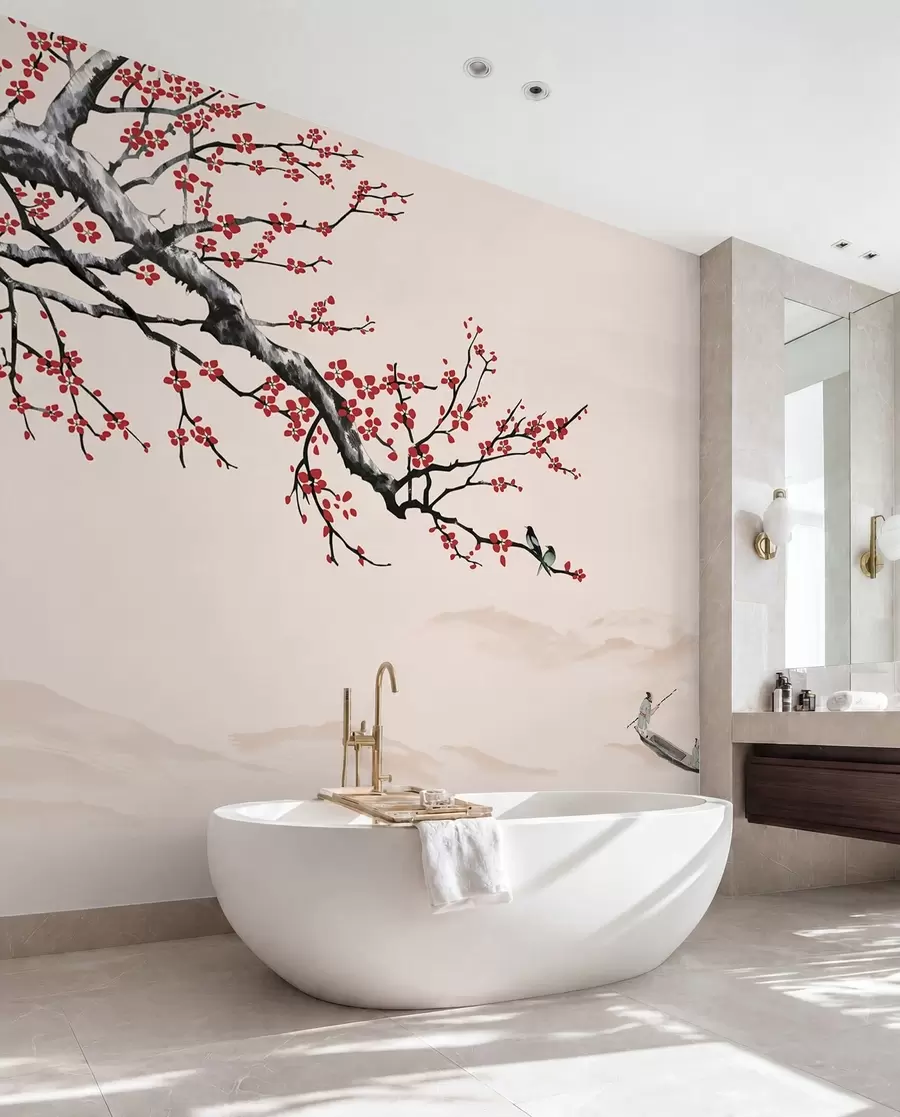 wall murals Vertebrate, sky e boat u40186