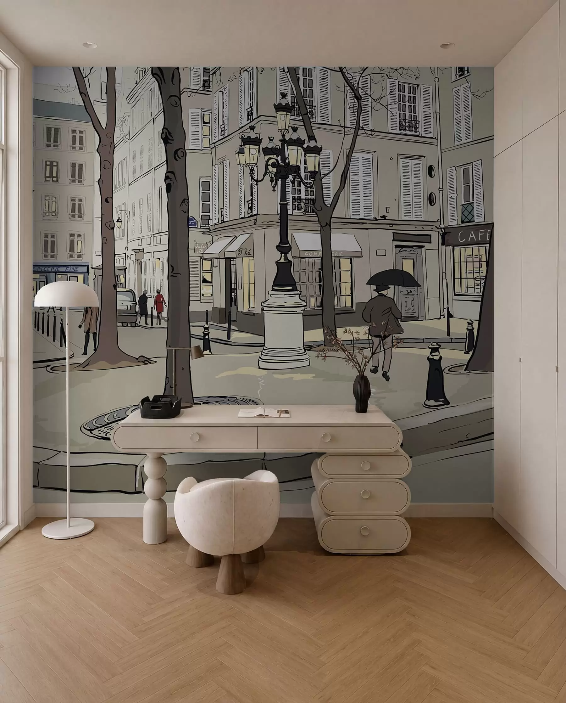 wall murals Building, window e infrastructure u55549