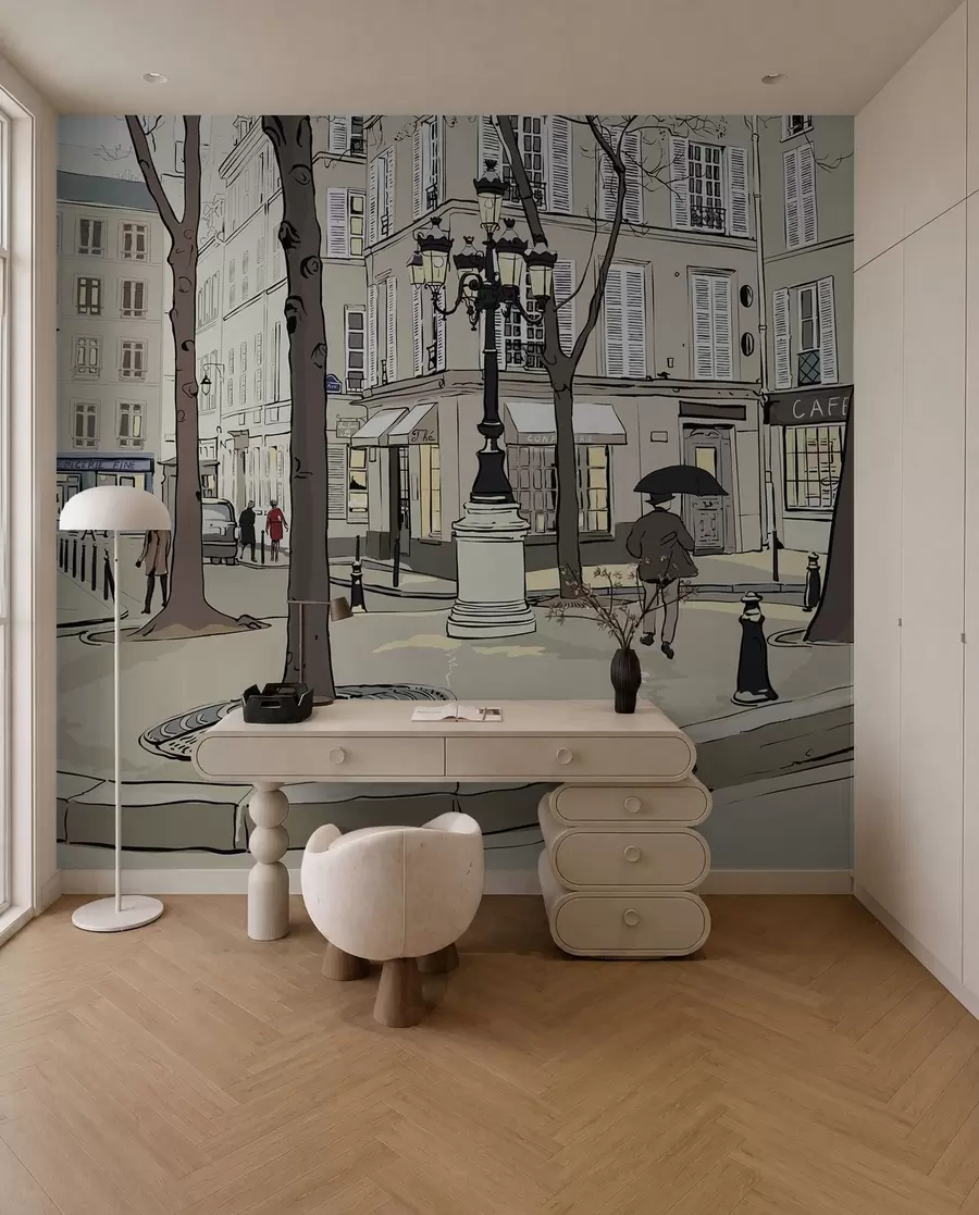 wall murals Building, window e infrastructure u55549