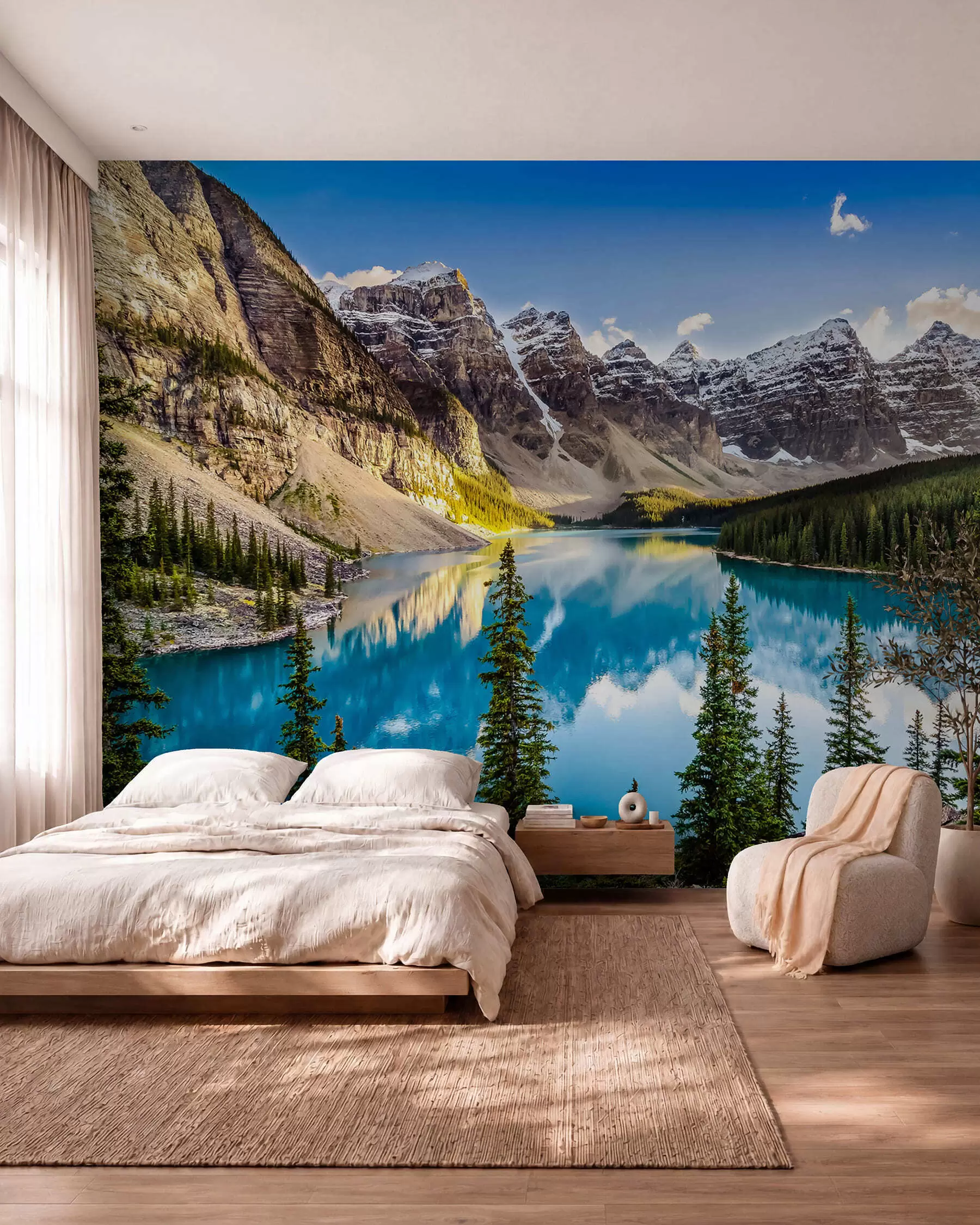 wall murals Turquoise Mountain Mirror u58602