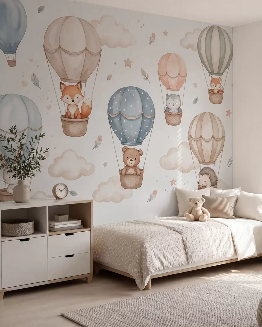 wall murals Balloon Friends w10001