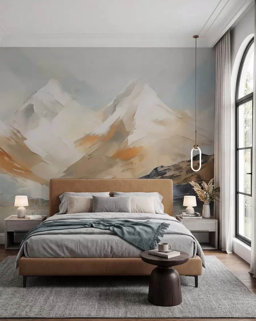 wall murals Mountains, imitation painting w05904