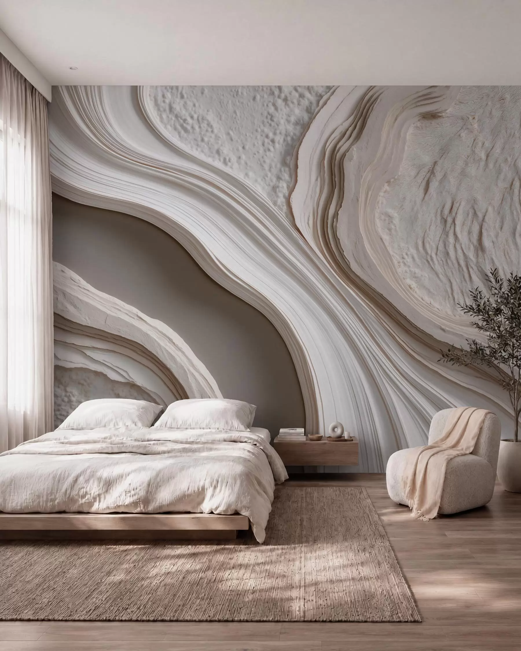 wall murals Stone Waves w10042