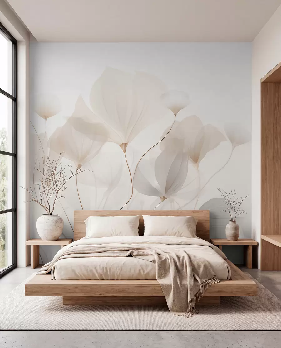 wall murals Fantasy Flowers w05293