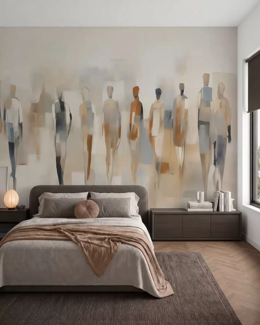 wall murals Silhouette Rhythm w05944