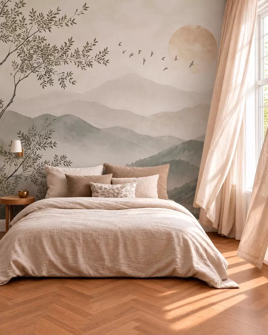 wall murals Mountains at Dawn w05924