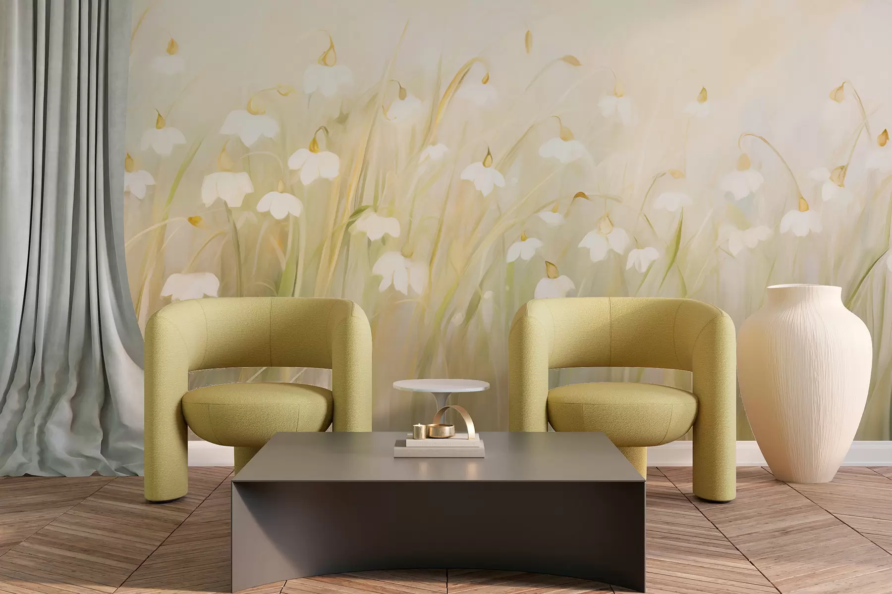 wall murals Wildflowers w05830