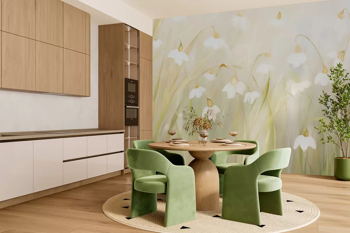 wall murals Wildflowers w05830