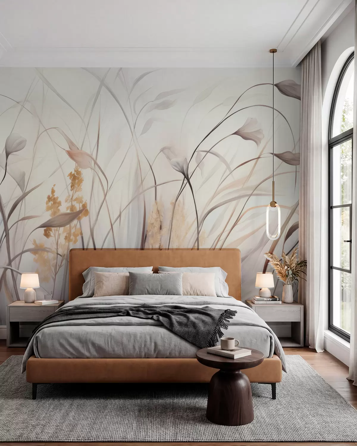 wall murals Dried Flowers w05938