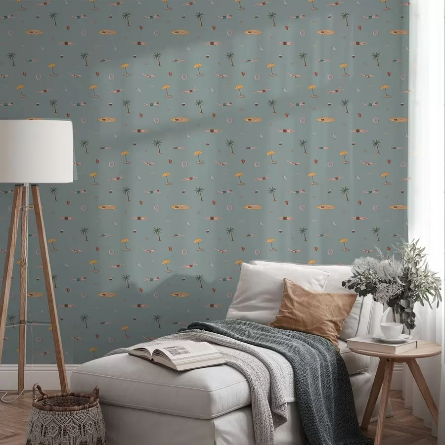 wall murals Summer Joy · Sage a01276v1