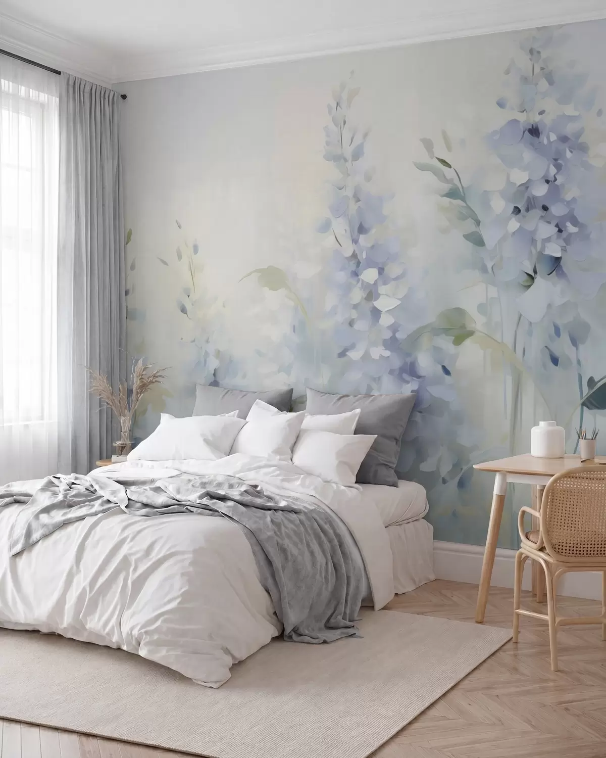 wall murals Abstract flowers w05995