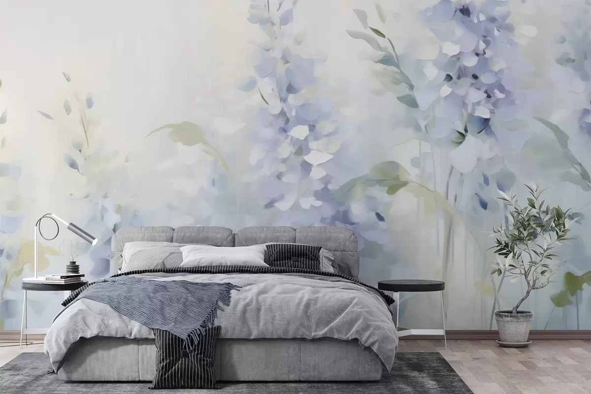 wall murals Abstract flowers w05995