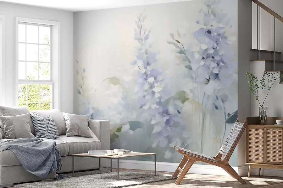 wall murals Abstract flowers w05995