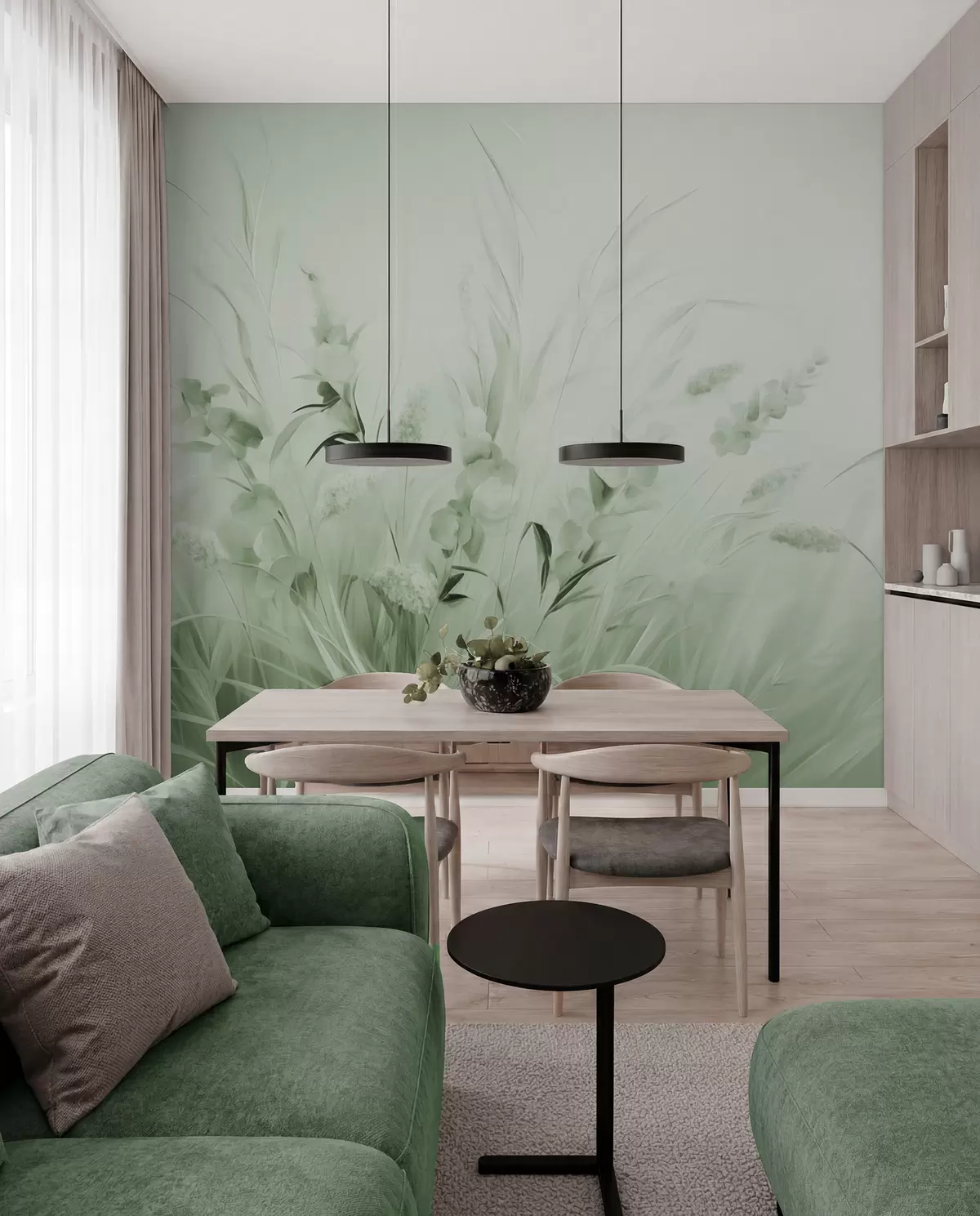 wall murals Field of flowers w05913v1