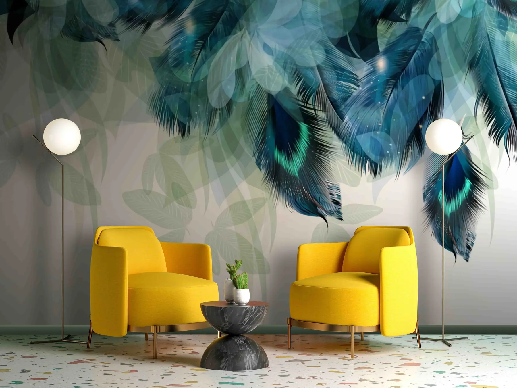 wall murals Featers in the sky u72316