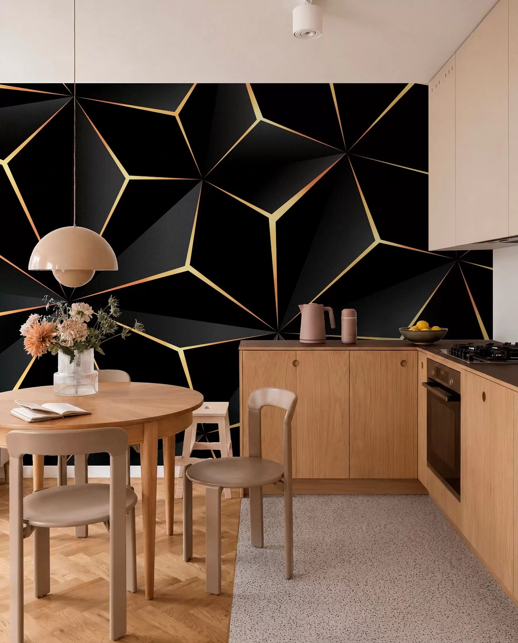 wall murals Black triangle u72104