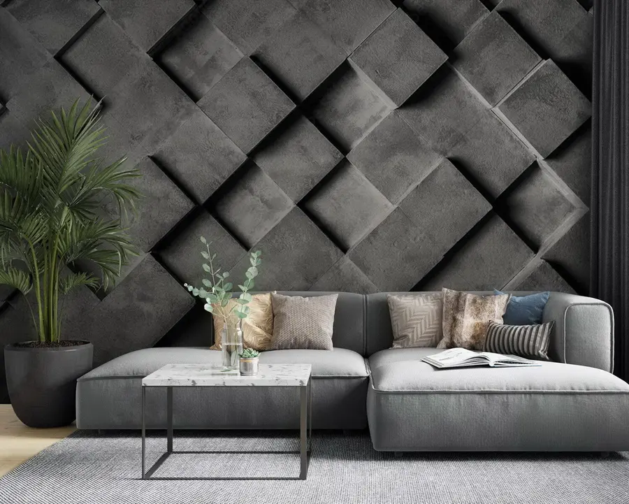 wall murals Maple shadow on the wall u72107