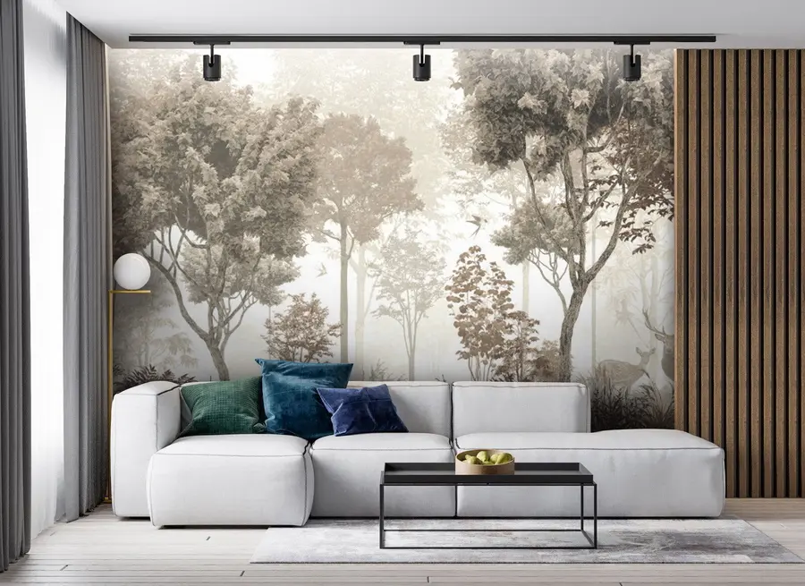wall murals Magical forest u72134