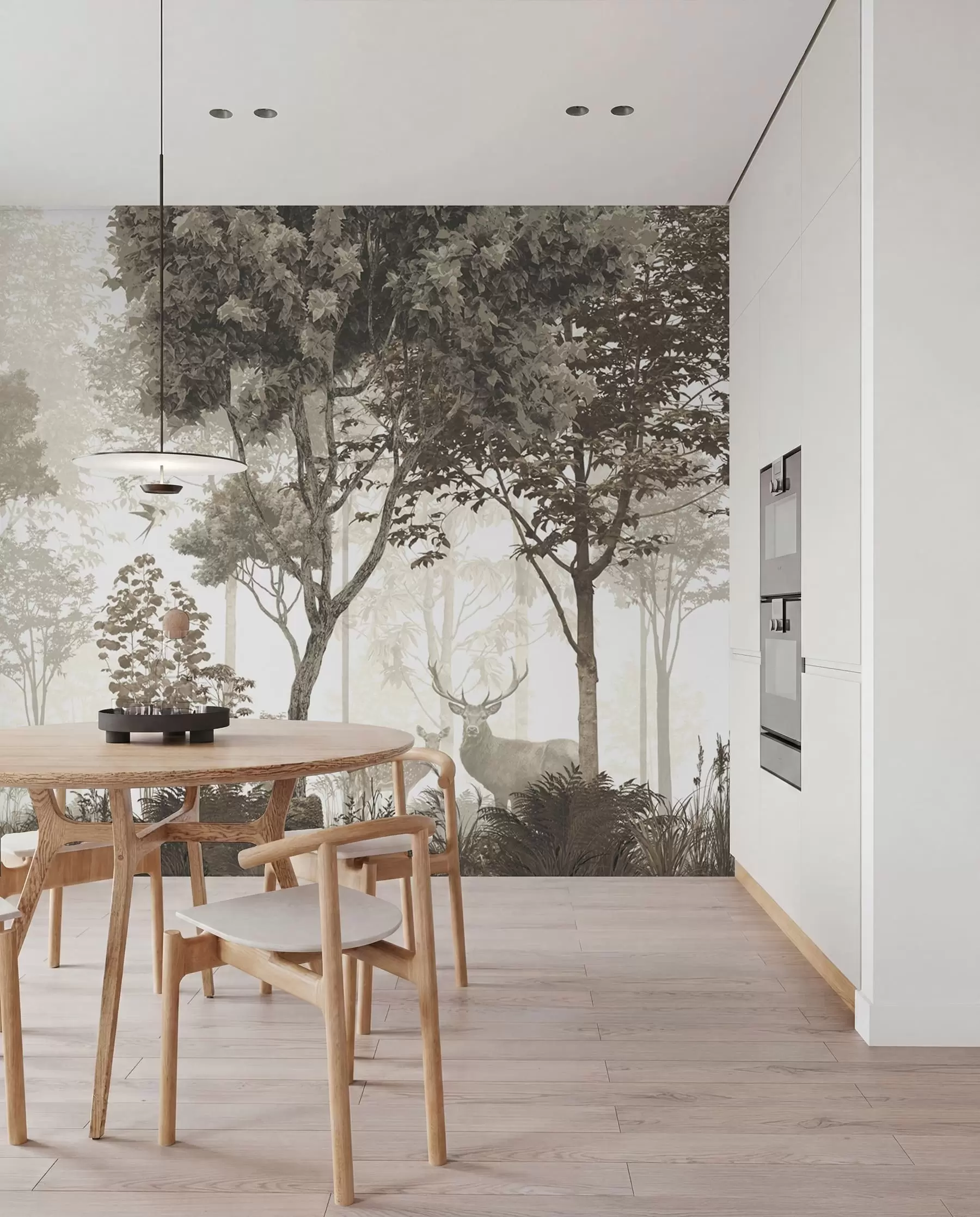 wall murals Magical forest u72134