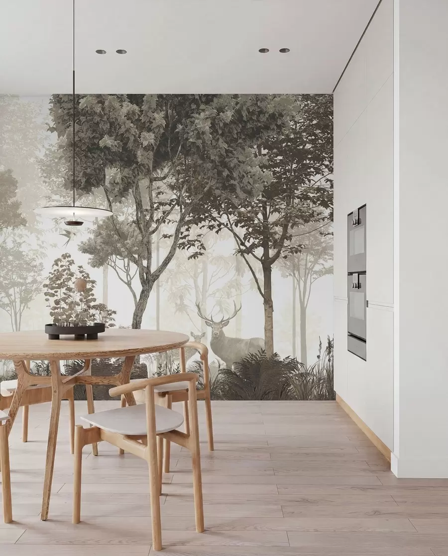 wall murals Magical forest u72134