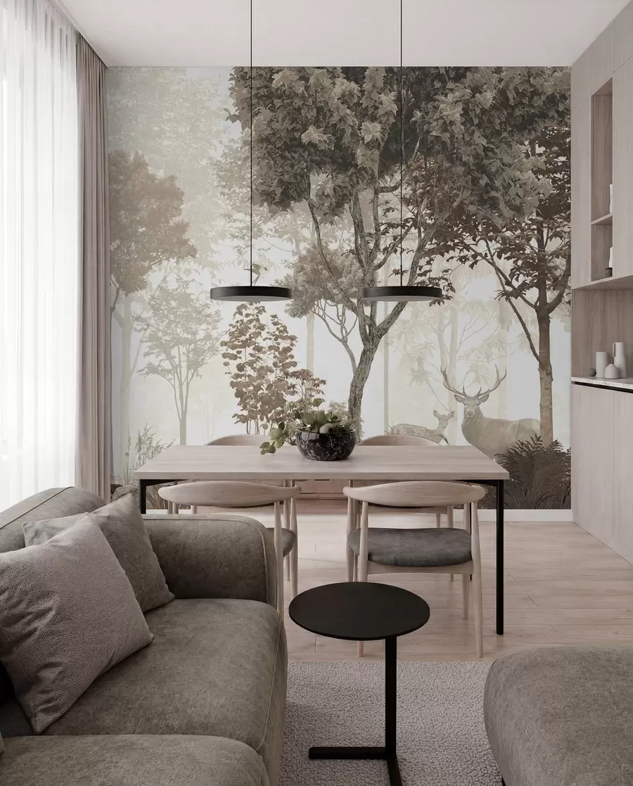 wall murals Magical forest u72134
