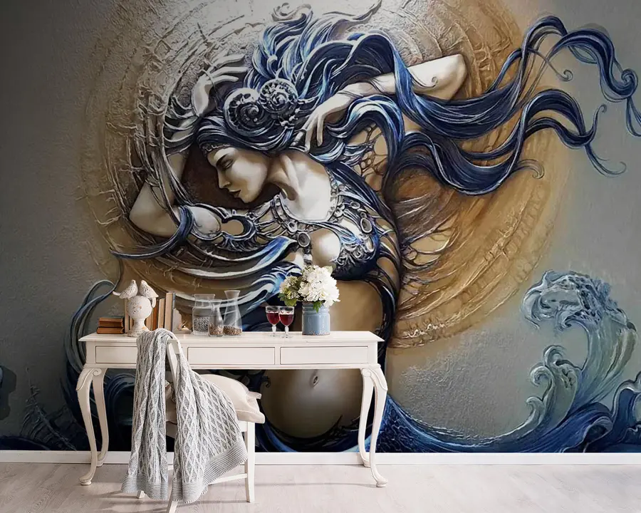 wall murals Mermaid dance u40555