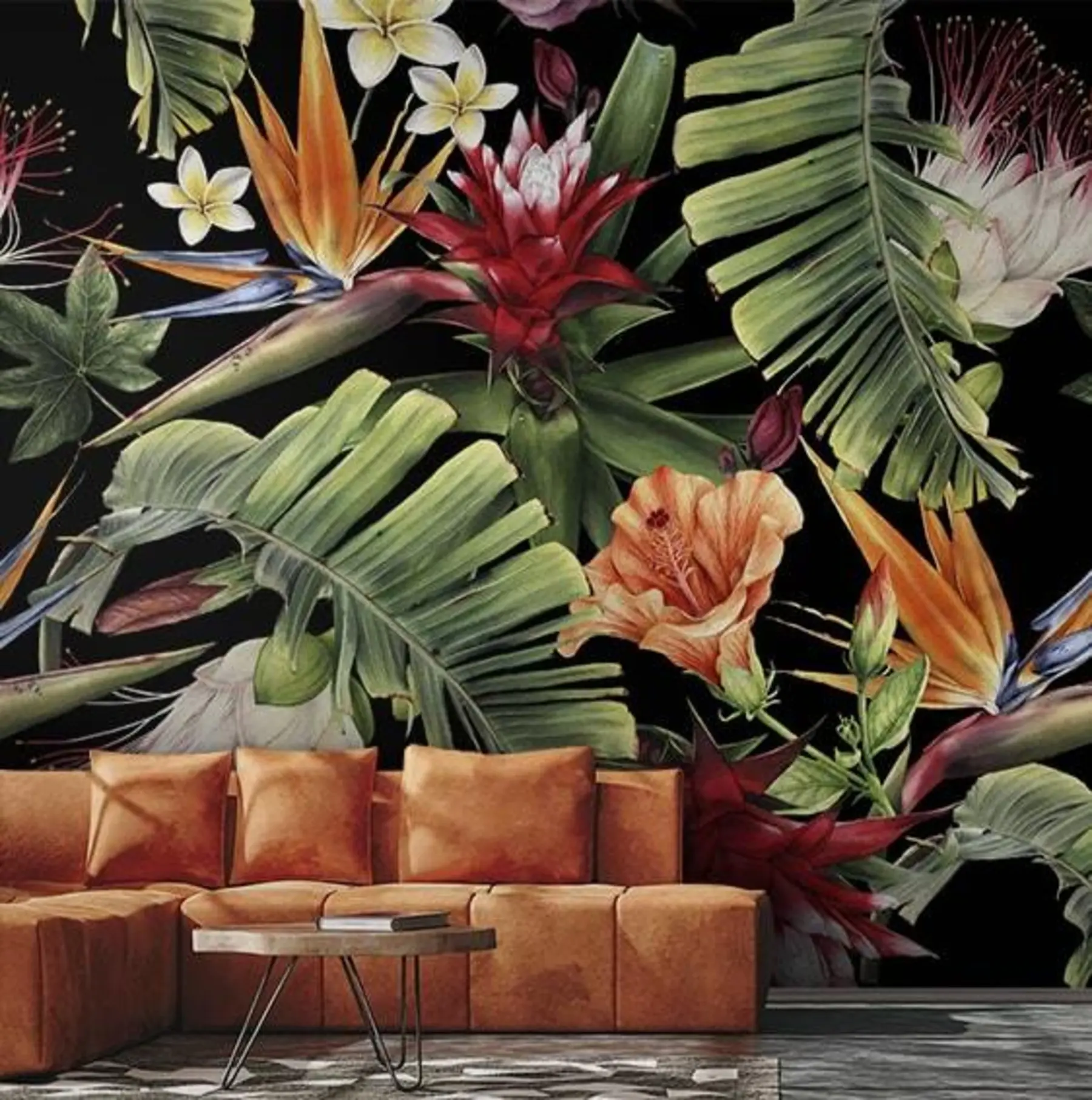 wall murals Tropical pattern u72341
