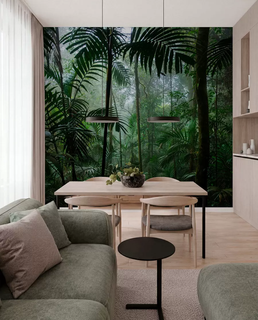 wall murals A tropical forest u72344