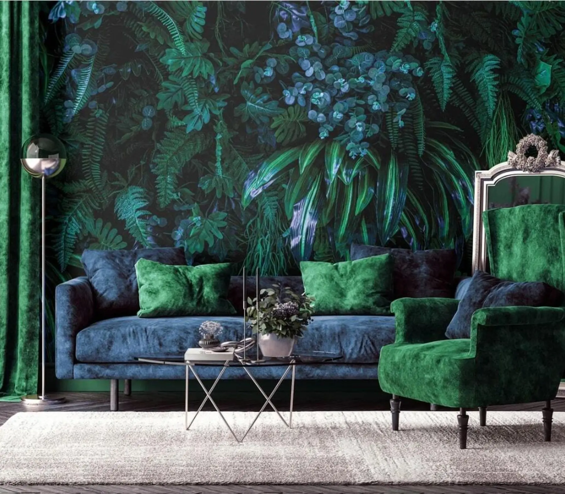 wall murals Tropics in the rainy season u72348
