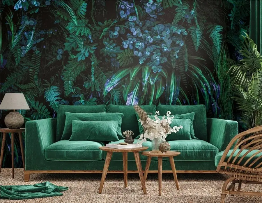 wall murals Tropics in the rainy season u72348