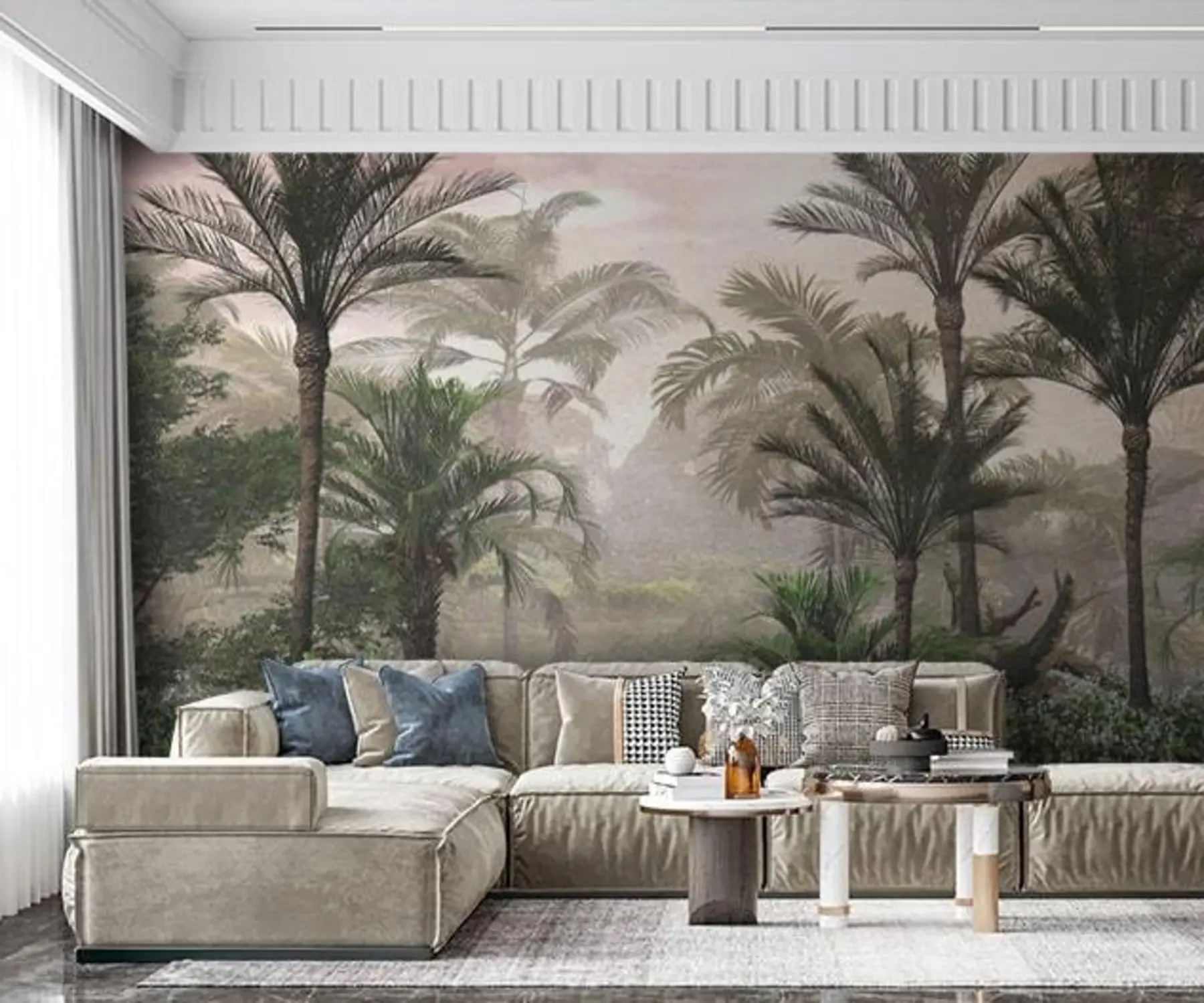 wall murals Dawn in the tropics u72417