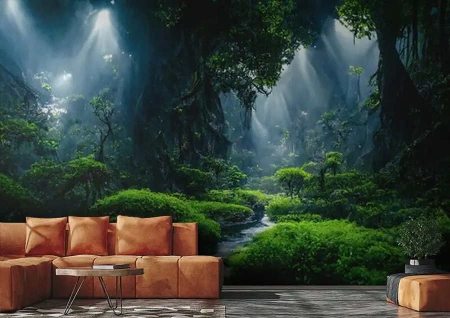 wall murals Natural forest landscape u72430