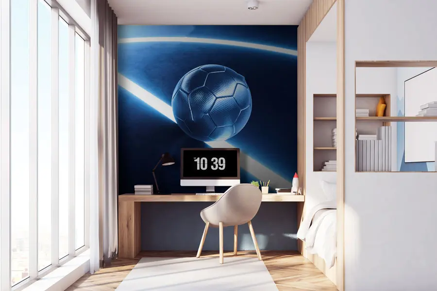 wall murals Neon football u72791
