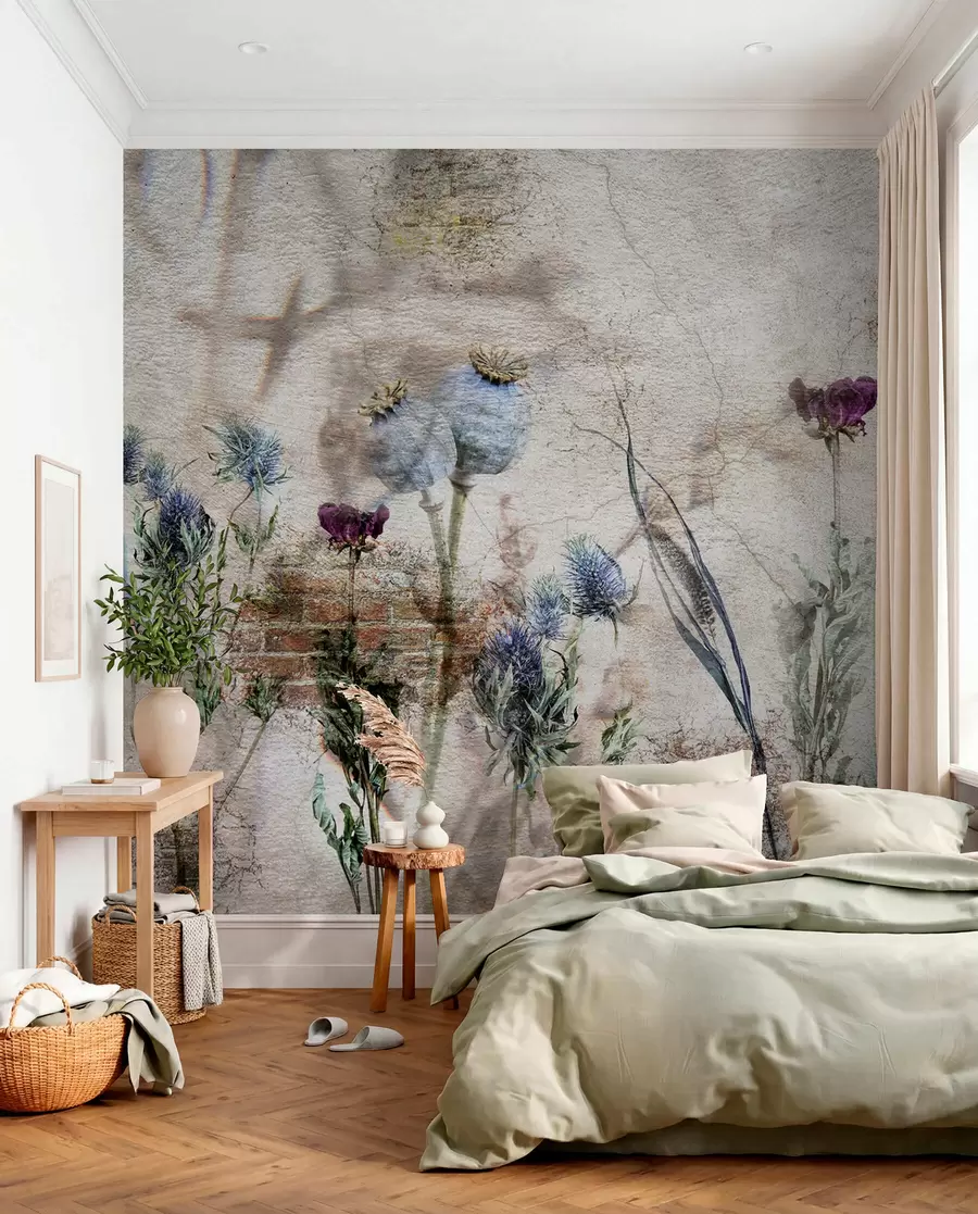 wall murals Flowers and herbs u72771