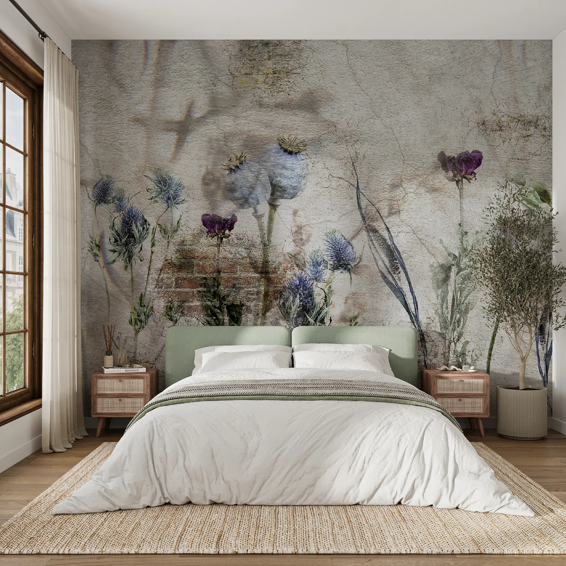 wall murals Flowers and herbs u72771