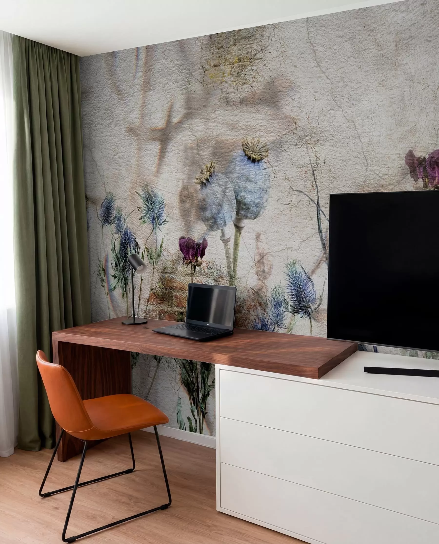 wall murals Flowers and herbs u72771
