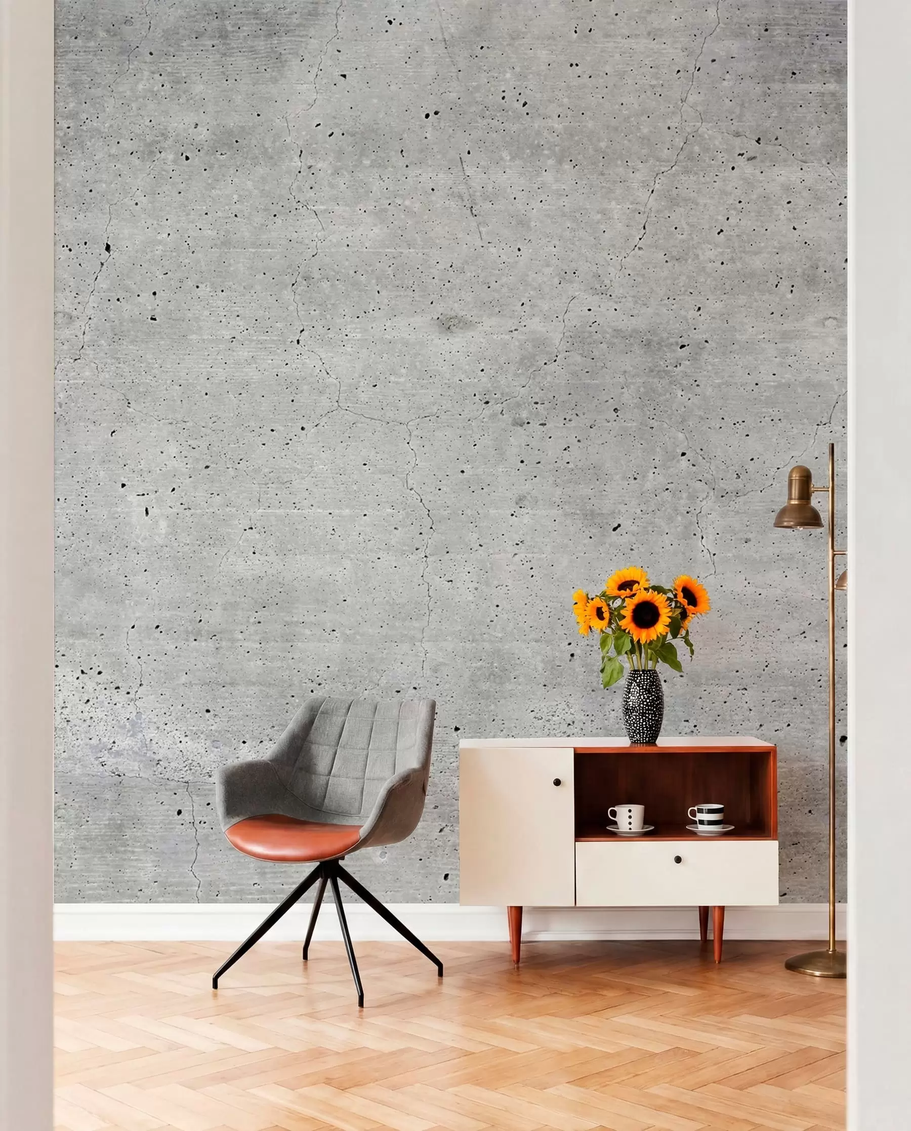 wall murals Grey, pattern e concrete u13522