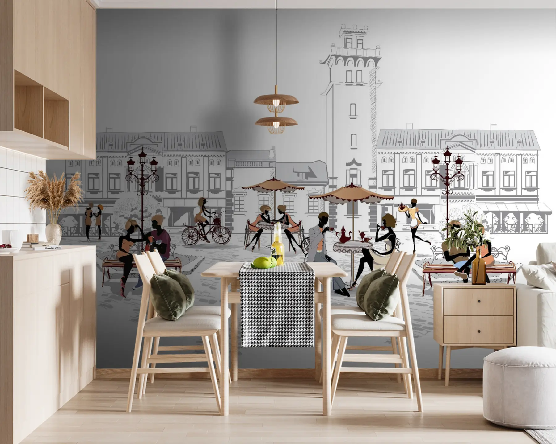 wall murals Urban design, font e art u56109