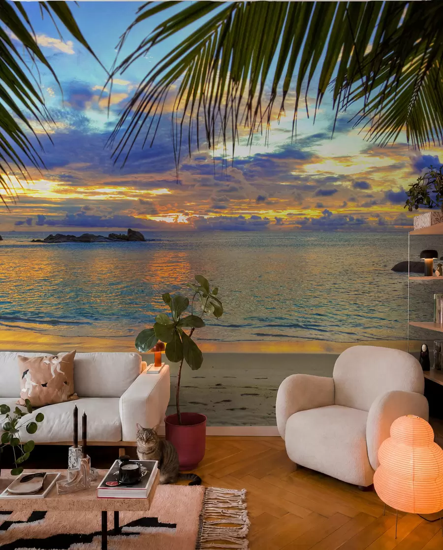 wall murals Water, cloud e sky u56299