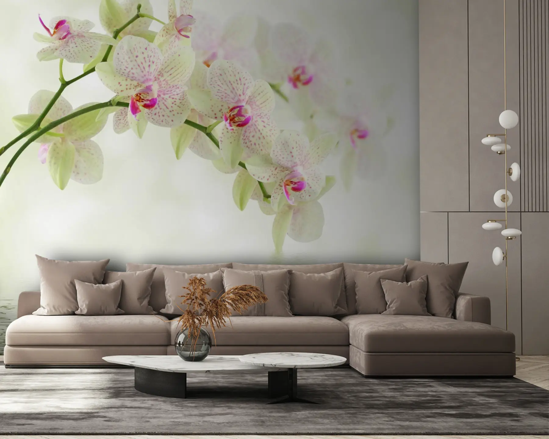 wall murals Flower, plant e water u56335